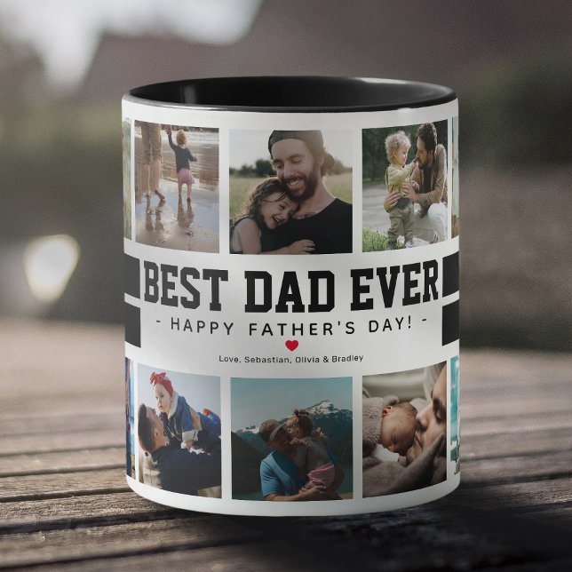 Bästa foto för Pappa någonsin Fars dag Mugg (Skapare uppladdad)