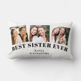 Bästa foto-kollage för syster lumbarkudde