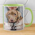 Bästa foto och Hund för dagens moderna Anpassnings Mugg<br><div class="desc">Den här enkla och klassiska designen består av serif-typografi och lägger till ett anpassningsbar-foto</div>