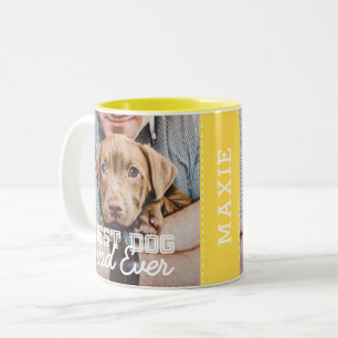 Bästa foto och Hund för dagens moderna Anpassnings Två-Tonad Mugg