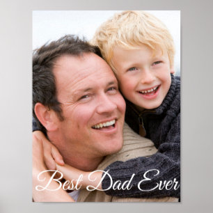 Bästa foto Pappa Fars dag Poster