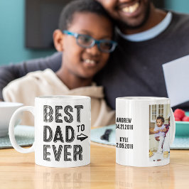 Bästa fotogåva till Pappa för Namn av Pappa någons Kaffemugg
