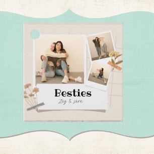 BÄSTA, Fotokollage & Namn   BFF Gåvor Etiketter