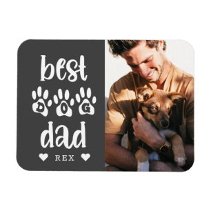 Bästa fototypografi för Hund Pappa Magnet