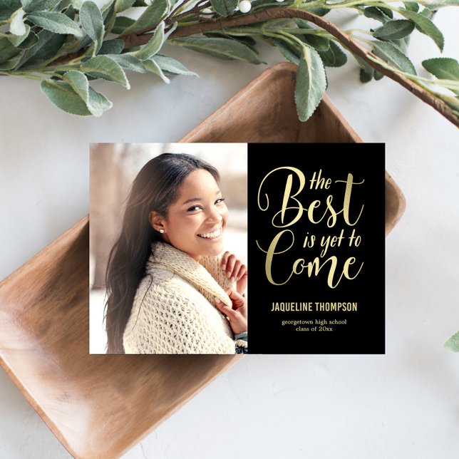 Bästa Framtid REDIGERBAR FÄRG Examenstecken Meddelande (Skapare uppladdad)