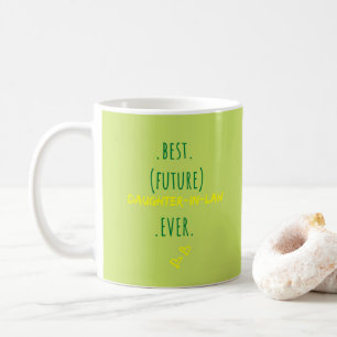 Bästa framtida svärdotter någonsin bröllopspresent kaffemugg