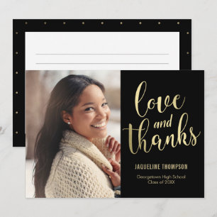 Bästa framtidens EDITABLE-fototackkort för FÄRG Inbjudningar