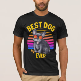 Bästa Fransk Bulldog-Hund någonsin Retro T Shirt