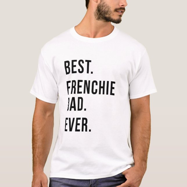 Bästa franske Pappa någonsin T Shirt (Framsida)