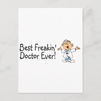 Bästa Freakin Doktor någonsin Vykort