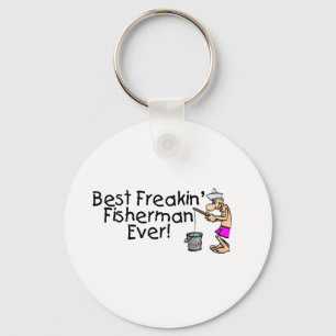 Bästa Freakin Fisherman någonsin Nyckelring