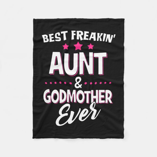 Bästa Freakin Moster och Godmor någonsin Fleecefilt (Framsidan)