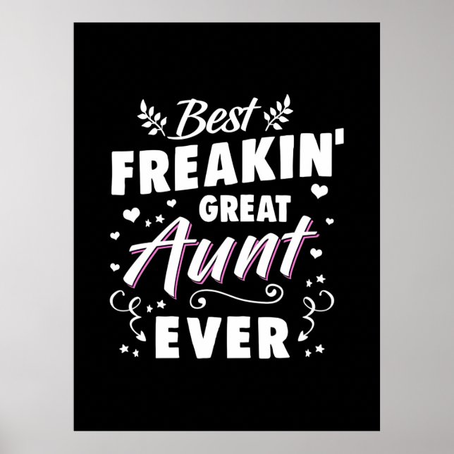 Bästa Freakin Underbar Moster någonsin Poster (Framsidan)