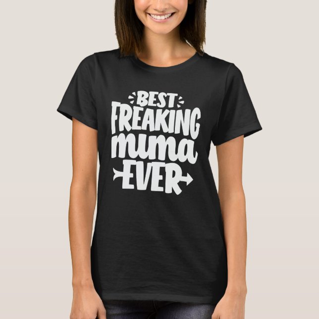 Bästa Freaking Mima nånsin funny Grandma Gift T-Sh T Shirt (Framsida)