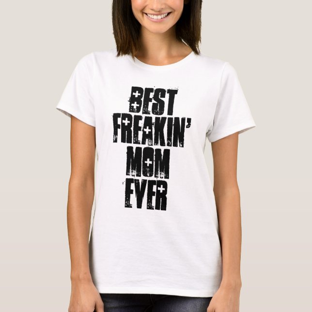 BÄSTA FREAKIN'MAMMA VARJE T-shirts (Framsida)