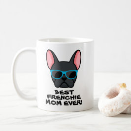 Bästa Frenchie Mamma Mors Dag Svart Frenchie Kaffemugg