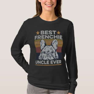 Bästa frenchie-morbror någonsin för din frenchie-m t shirt