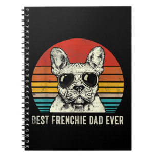 Bästa Frenchie Pappa All Funny Fransk Bulldog Papp Anteckningsbok