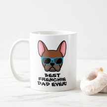 Bästa Frenchie Pappa Fars Dag Röd Fawn Frenchie