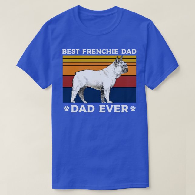 Bästa frenchie pappa någonsin2 t shirt (Design framsida)