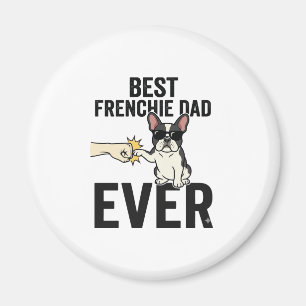 Bästa Frenchie Pappa Någonsin Rolig Bulldog T-Shir Magnet