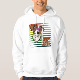 Bästa Frenchie Pappa Någonsin Roligt Hundälskare P Hoodie