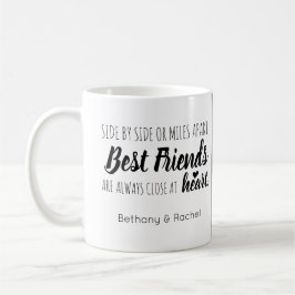 Bästa Friend-skriptfoto för modern Personlig BFF Kaffemugg