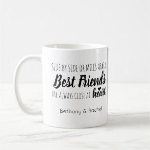 Bästa Friend-skriptfoto för modern Personlig BFF Kaffemugg