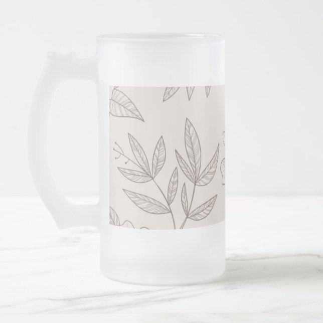 Bästa frostat glas Mugg (Vänster)