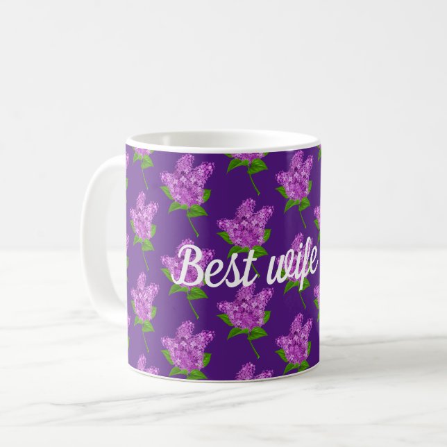 Bästa fru! kaffemugg (Framsida vänster)