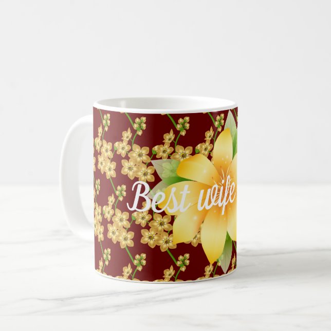 Bästa fru! kaffemugg (Framsida vänster)