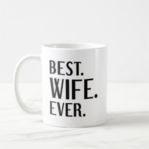Bästa fru någonsin kaffemugg
