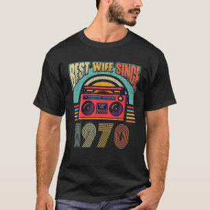 Bästa fru sedan 1970-årsdagen av Retro Cas T Shirt