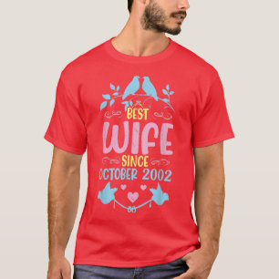 Bästa fru sedan bröllopet i oktober 2009 Gift 13 å T Shirt