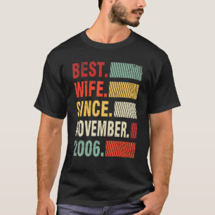 Bästa fru sedan november 2006 Bröllop Marry Husban T Shirt