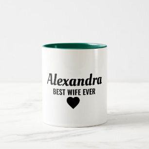 Bästa fru Två-Tonad mugg