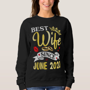 Bästa frun sedan juni 2020, Lycklig, gift annniver T Shirt