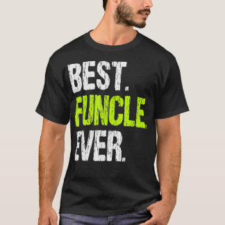 Bästa Funcle All Coola Roligt Fars dag T Shirt