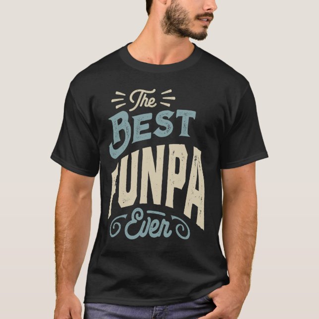 Bästa Funpa någonsin T Shirt (Framsida)