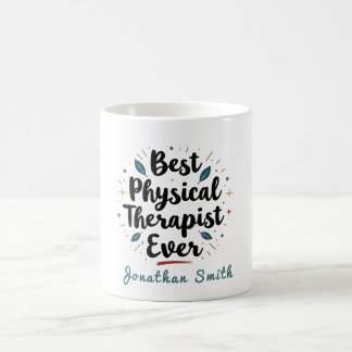 Bästa Fysioterapeut Någon Gang Typografipresent Kaffemugg
