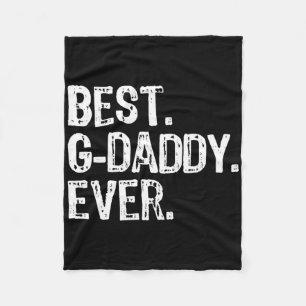 Bästa G-pappa nånsin funny Coola Farfar Gpappa Fleecefilt