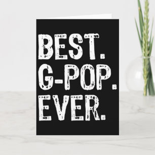 Bästa G-pop någonsin Familj Cool Rollig Gpop Kort