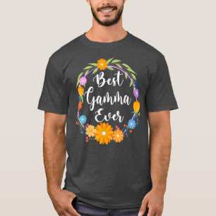 Bästa gamma-Blommigten för kvinnor Dekoration Gamm T Shirt