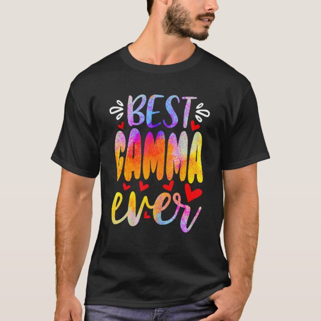 Bästa Gamma någonsin Mors dag T Shirt (Framsida)