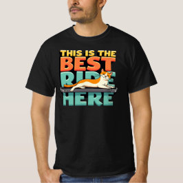 Bästa gången någonsin Cat på Skateboard T Shirt