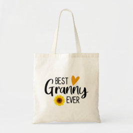 Bästa Ganny någonsin // Cute Mors dag Gift Tygkasse