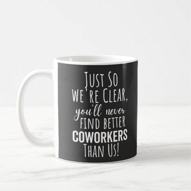 BÄSTA GÅVA FÖR LÄMNANDE KOLLEGOR KAFFEMUGG (Vänster)