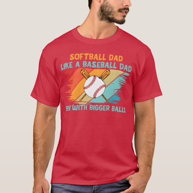 Bästa gåva från Far Baseball Pappa T Shirt (Framsida)