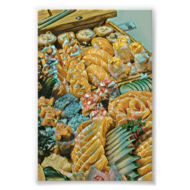 Bästa gåva till Sushi älskare Fototryck (Framsidan)