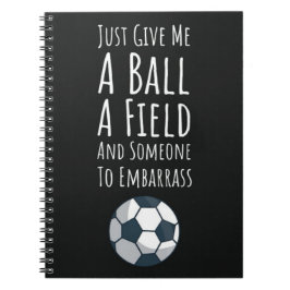 Bästa gåvor för fotbollsspelare för hans idrottsla anteckningsbok